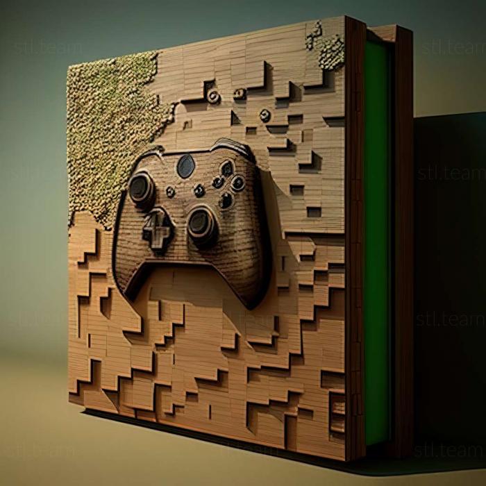 3D модель Игра Майнкрафт для Xbox One Edition (STL)